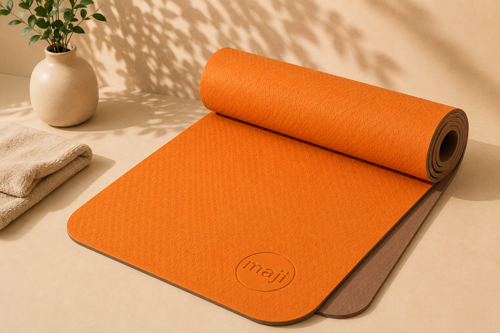 2-Tone TPE Yoga Mat – Soft on Your Knees